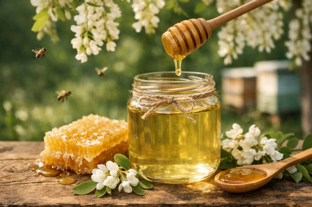 Propriétés du miel d&rsquo;acacia : usages, bienfaits et conseils d’un apiculteur pour choisir un miel de qualité