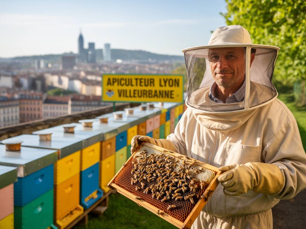Apiculteur Lyon Villeurbanne abeilles