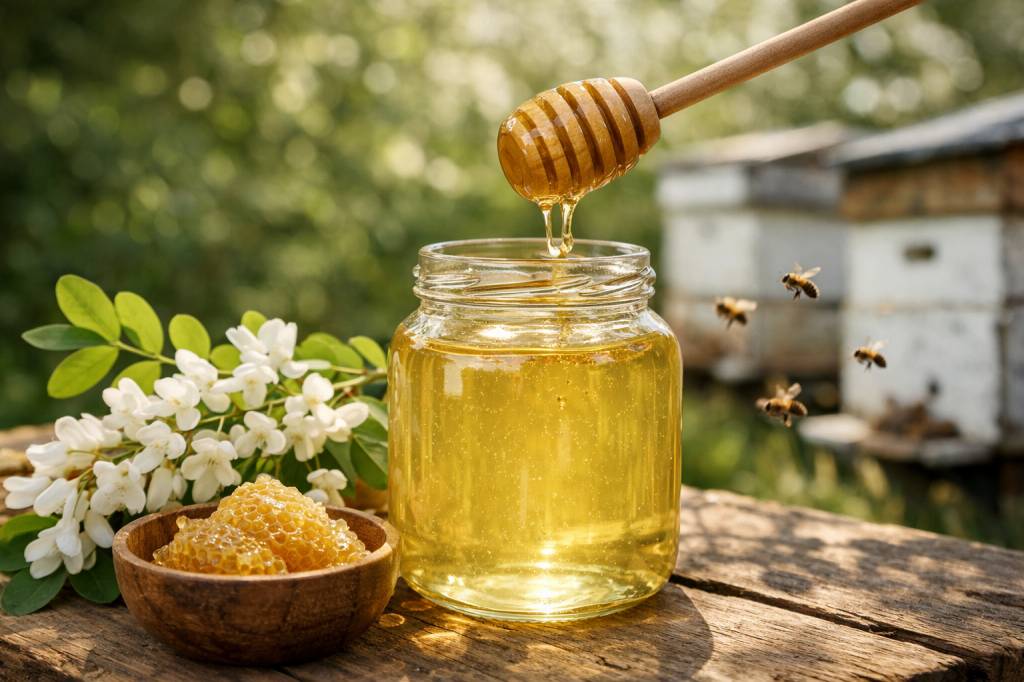 Miel d&rsquo;acacia vertu : bienfaits pour la santé et rôle dans le soutien des colonies d’abeilles