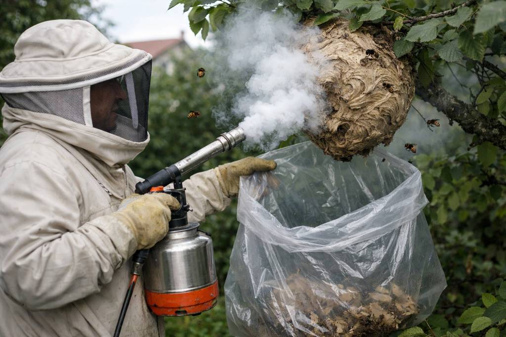 Apiculteur feyzin : solutions écologiques pour neutraliser un nid de frelons asiatiques ou de guêpes