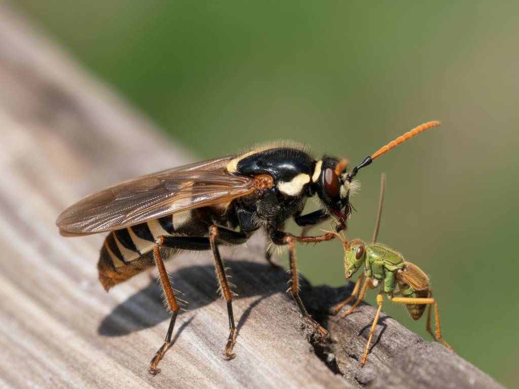 Les interactions entre les guêpes et les autres insectes compétition prédation et symbiose