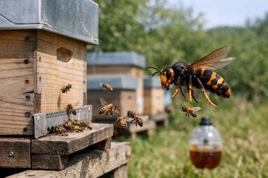 Apiculteur à Lyon : comment protéger vos ruches des attaques de frelons asiatiques au printemps