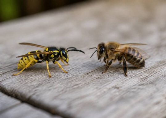 Différence entre une guêpe et une abeille : comment les reconnaître et agir en cas de nid