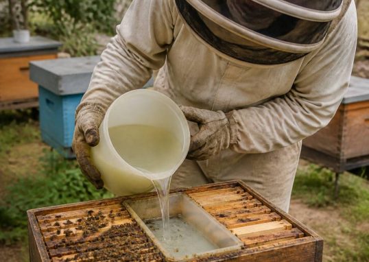 Quand nourrir les abeilles au sirop pour bien préparer la ruche