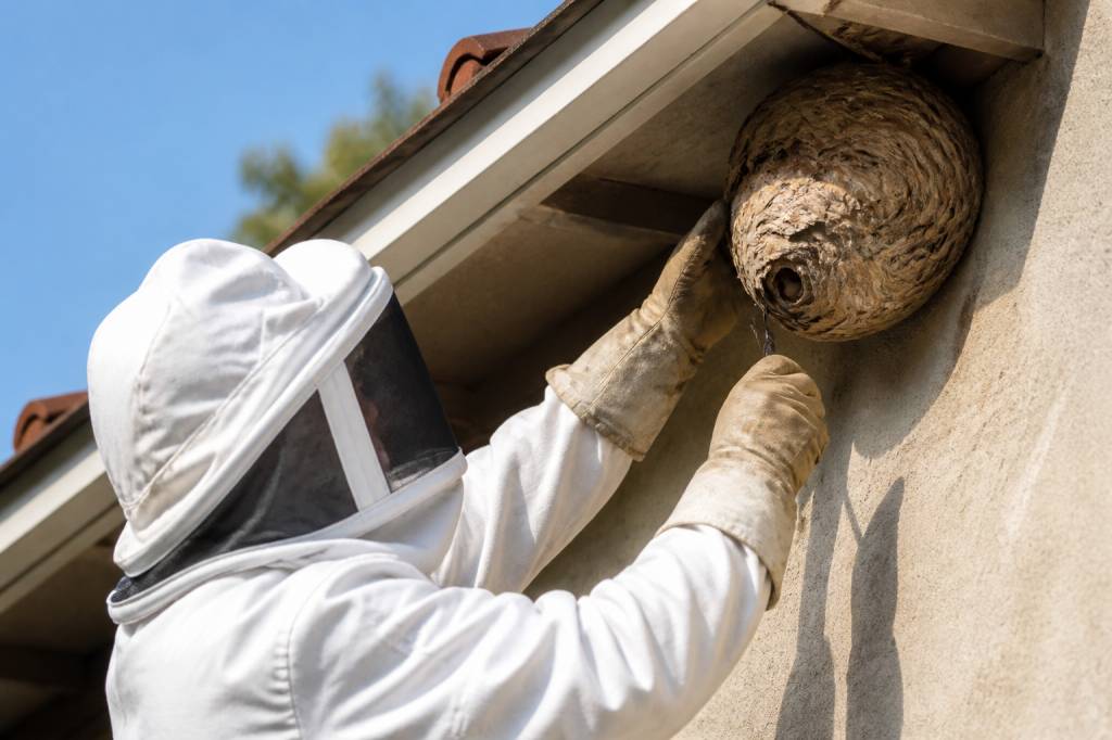 Destruction nid de guepes Villeurbanne : intervention rapide et sécurisée